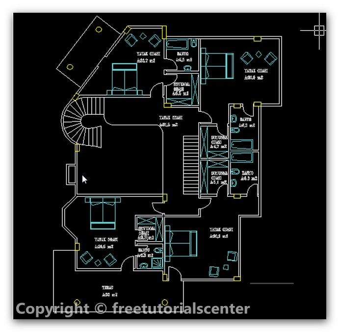 free autocad house plans dwg
